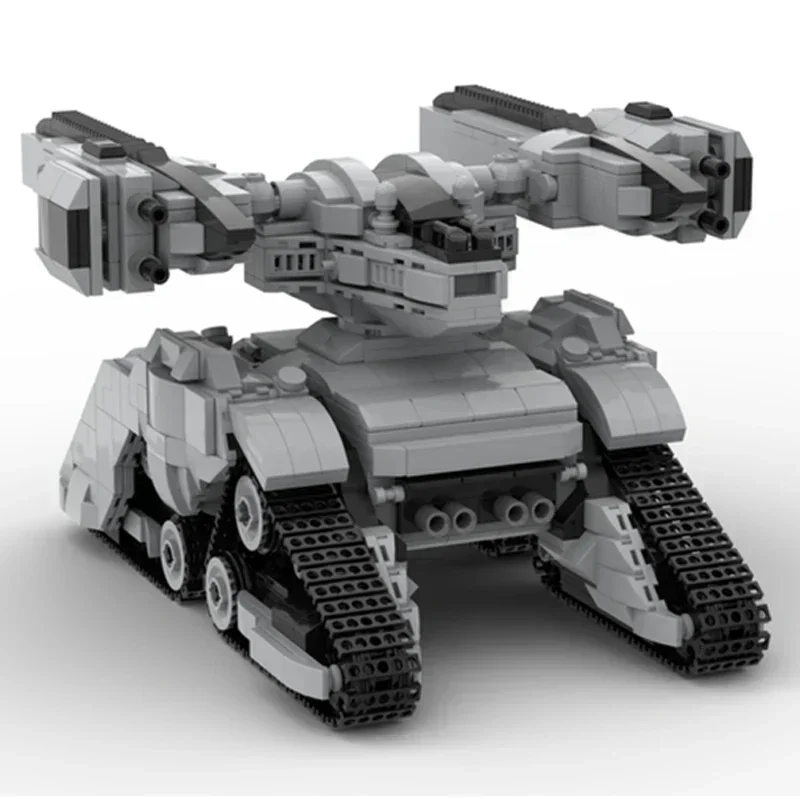 Briques de construction Moc modèle militaire Mech Tank Hunter Killer X2 technologie bloc modulaire cadeaux jouets pour enfants ensembles de bricolage assemblage