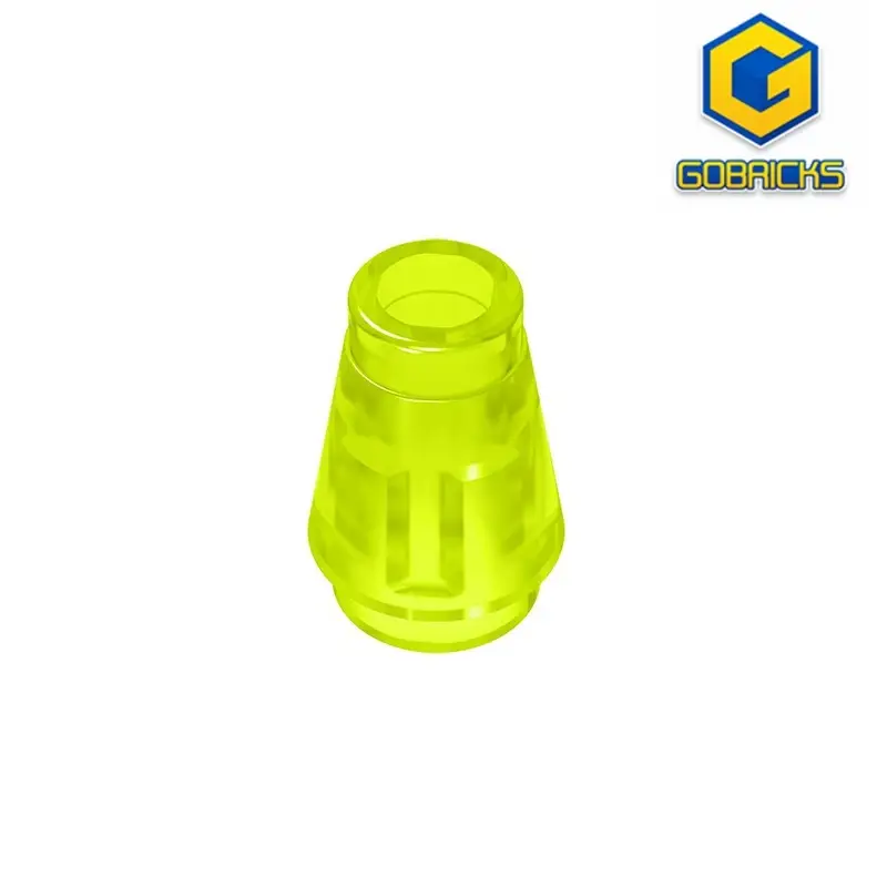 Gobricks GDS-606 NOSE CONE SMALL 1X1 compatible with lego 4589 6188 59900 64288 children's DIY Educational Building Blocks