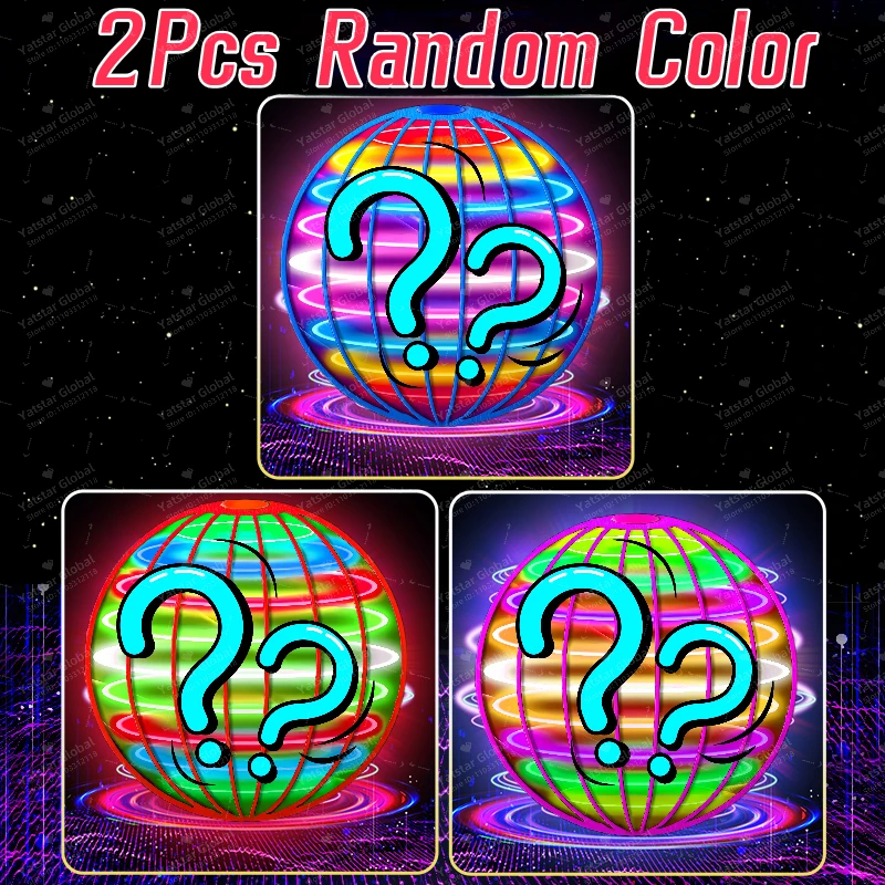Vliegende Bal Boomerang Flyorb Magie Met Led-verlichting Drone Hover Ball Fly Nova Orb Vliegende Spinner Fidget Speelgoed Kinderen Familie Gift