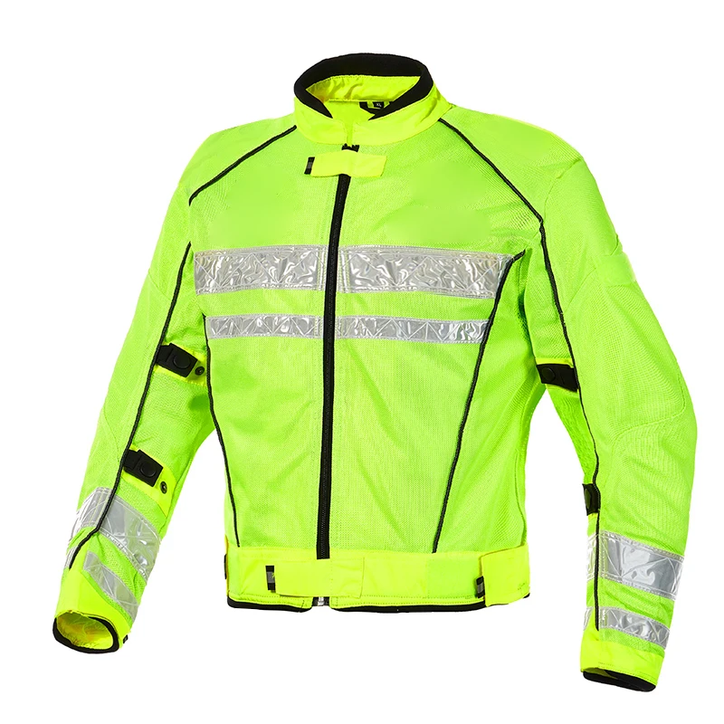 Motorcycle Summer Breathable Jackets Men Moto Protective Gear Jacket men Racing Reflective Mesh Clothing Motorbike jackets