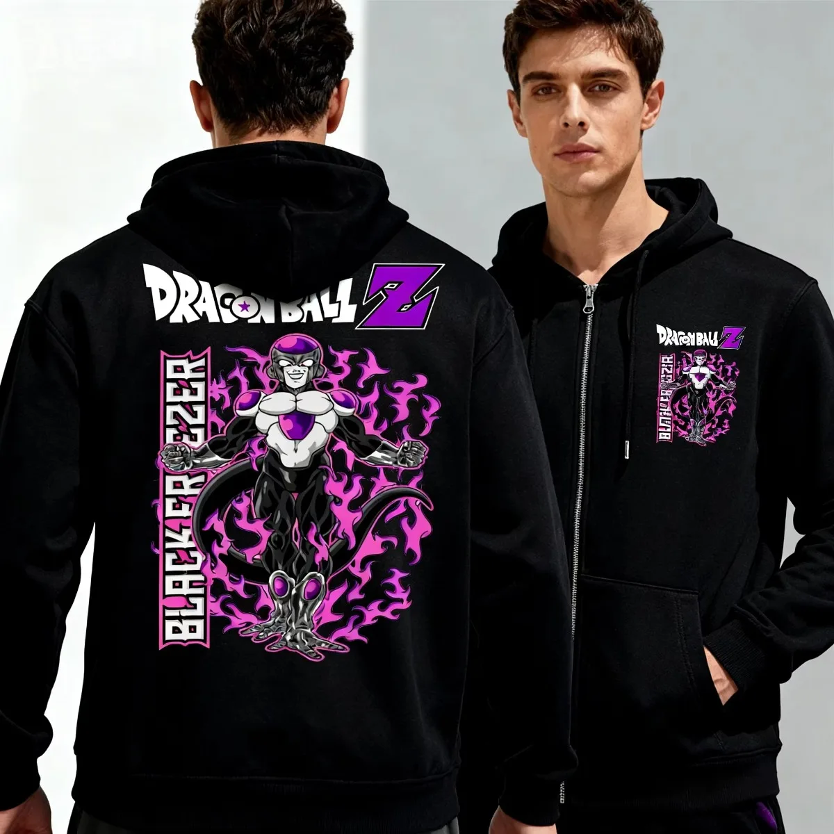 لعبة دراغون بول 2025 جديد حار طباعة رجالي هوديي القطن البريدي سترة يندبروف ملابس خارجية دافئة لركوب الدراجات السفر الحفلات الأحداث الرياضية