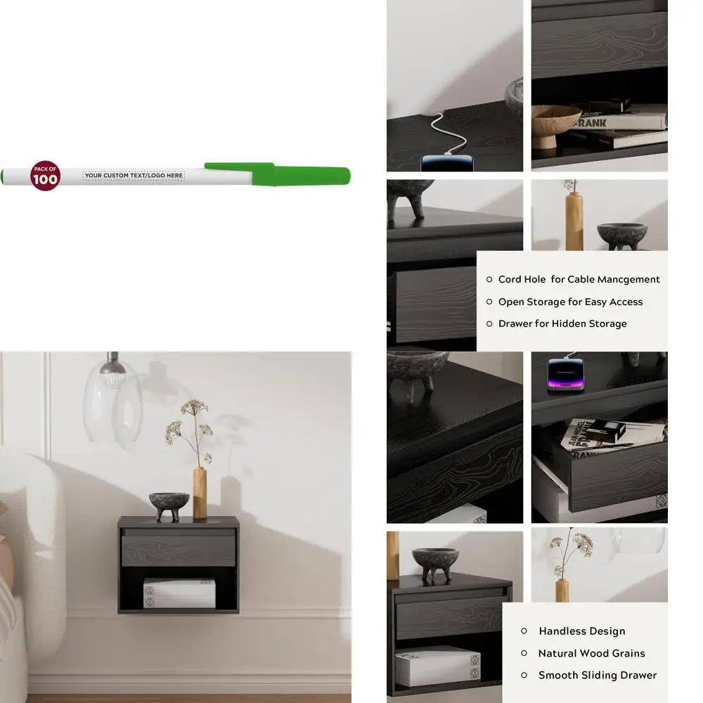 

Набор из 100 ручек с черными чернилами по индивидуальному заказу — идеально подходит для офисов, школ, бизнеса и традиционного использования.