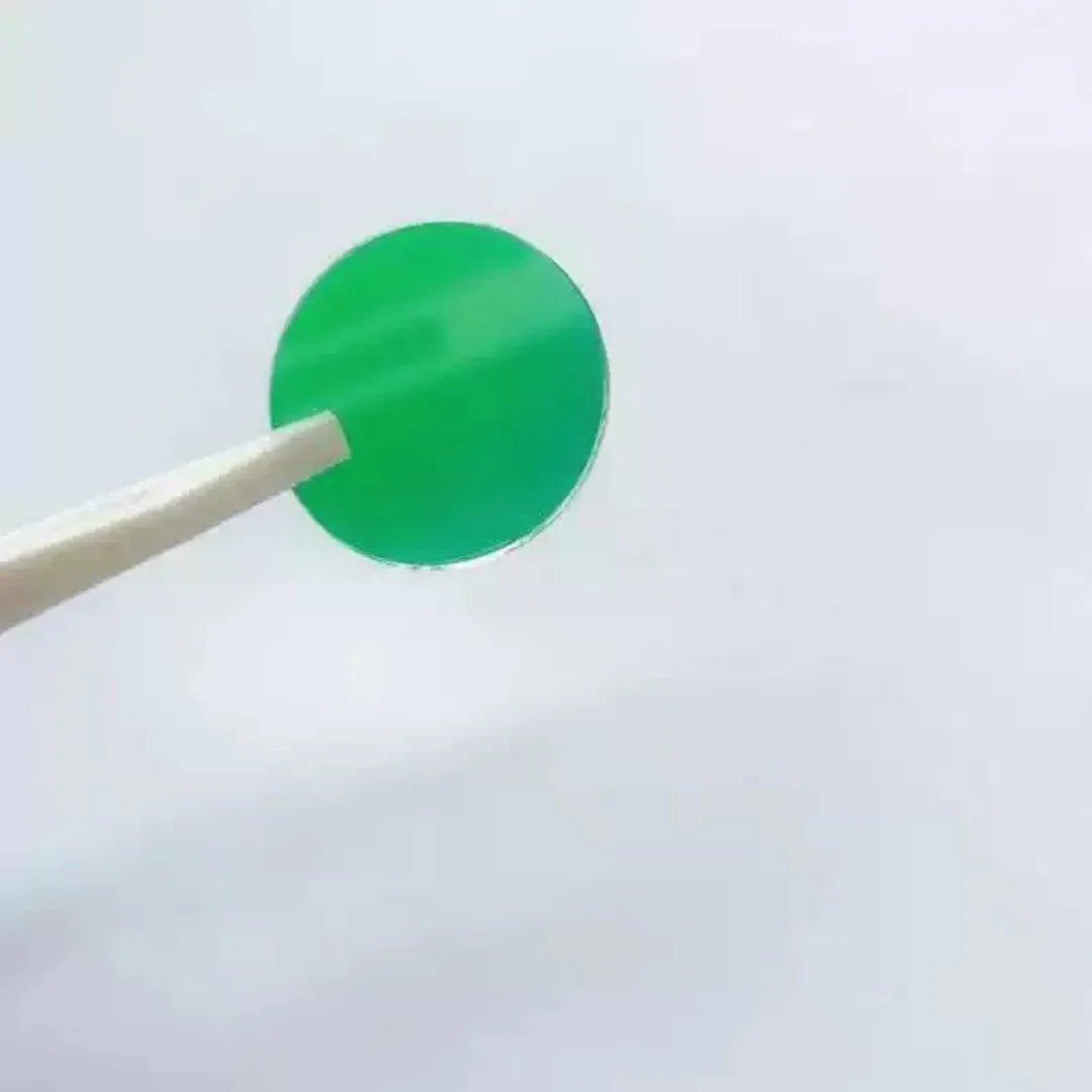 525nm Green Light Narrowband Filter High Transmittance Bandpass Lens Optical Glass Filter for Fluorescence Microscopy