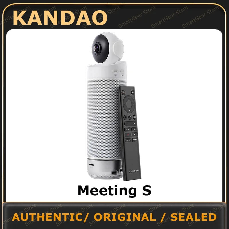 Original KanDao Meeting S,180 Degree AI Video Conference Room Camera System,Work on Zoom,Tencent conference,GotoMeeting, Skype