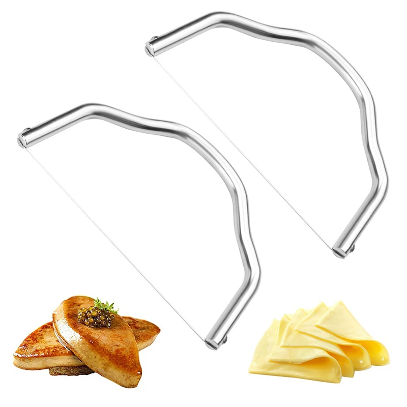 Stainless Steel Cheese Cutter, Home Foie Gras Cut, Baking Tools, Butter Knife, Cheese Splitter, Cheese Cheese Slicer