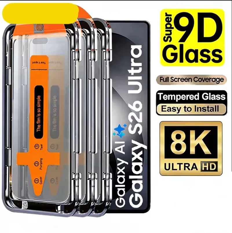 Dust Free Install Tempered Glass Film For 1+ oneplus 7 7T 6T 8T 9R 9RT 9 15 13T Ace 5 6 Screen Protector With Auto Install Tool