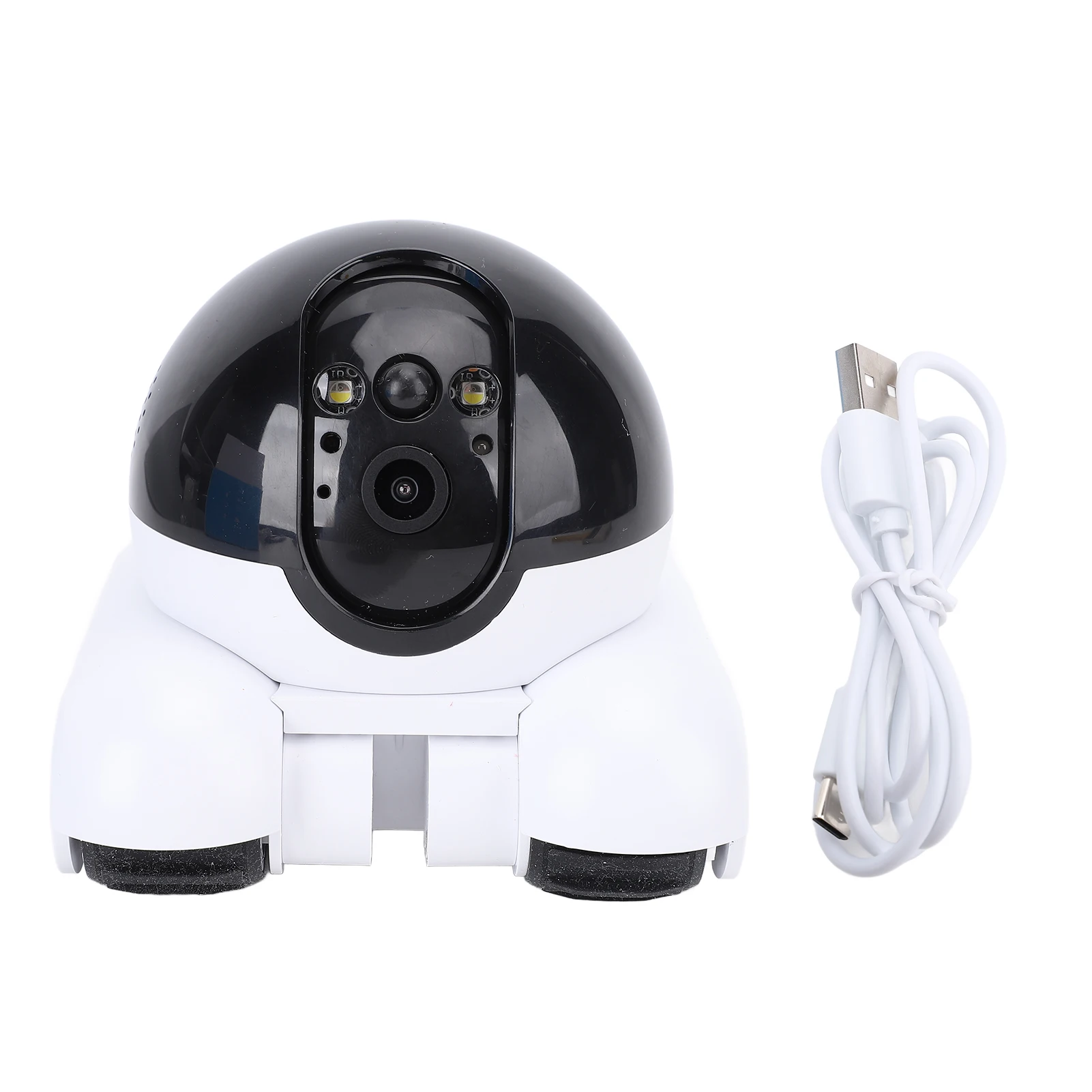 Movable Pet Camera with Wheels 2MP Double Lens APP Remote Control 2 Way Talk 1080P WIFI Indoor Security Pet Camera for Cats Dogs