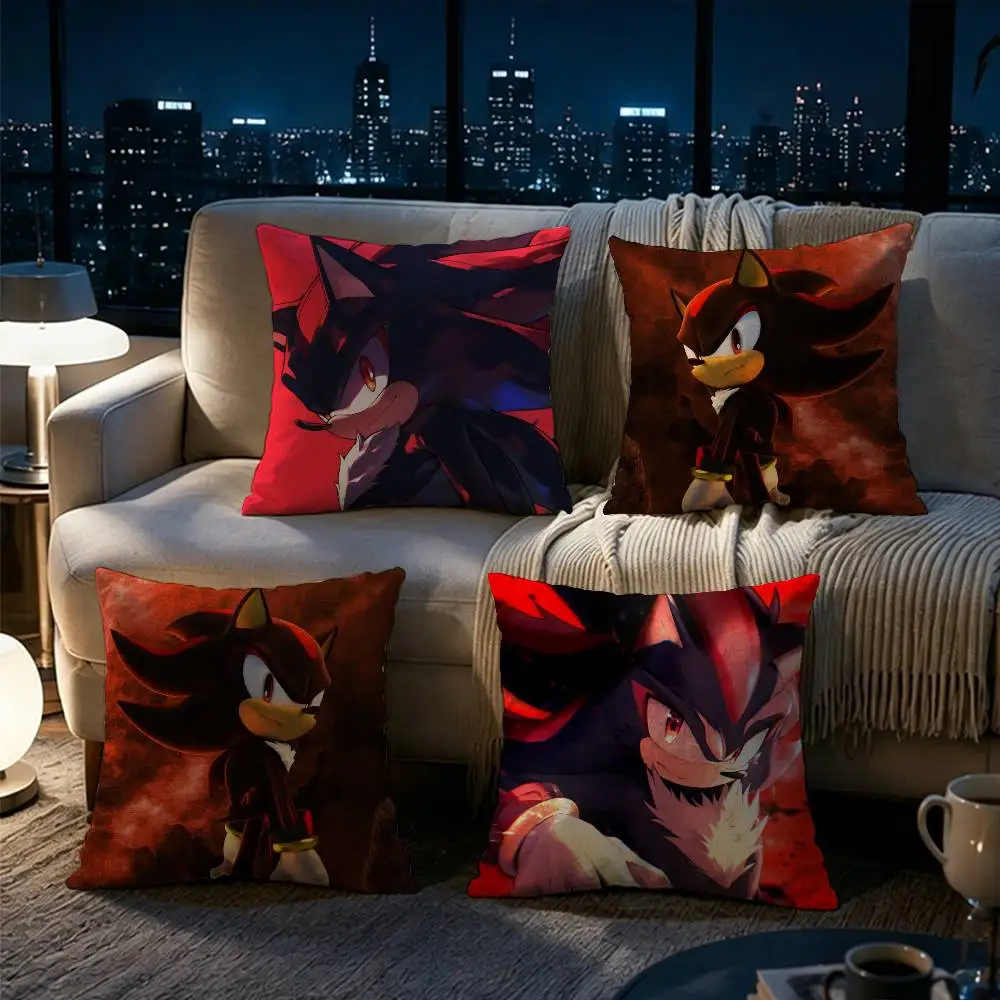 Shadow the Hedgehog Pillow cover gift High definition digital printing,Surprise  vivid pattern Household.