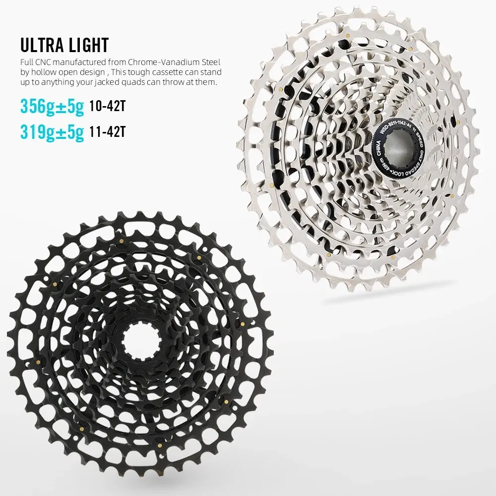 SPEDAO 10-42T 11-12 11Speed Bicycle Cassette 11v MTB Bike Freeewheel 11S Mountain Sprocket XD HG C Made Bike Cycling Accessories