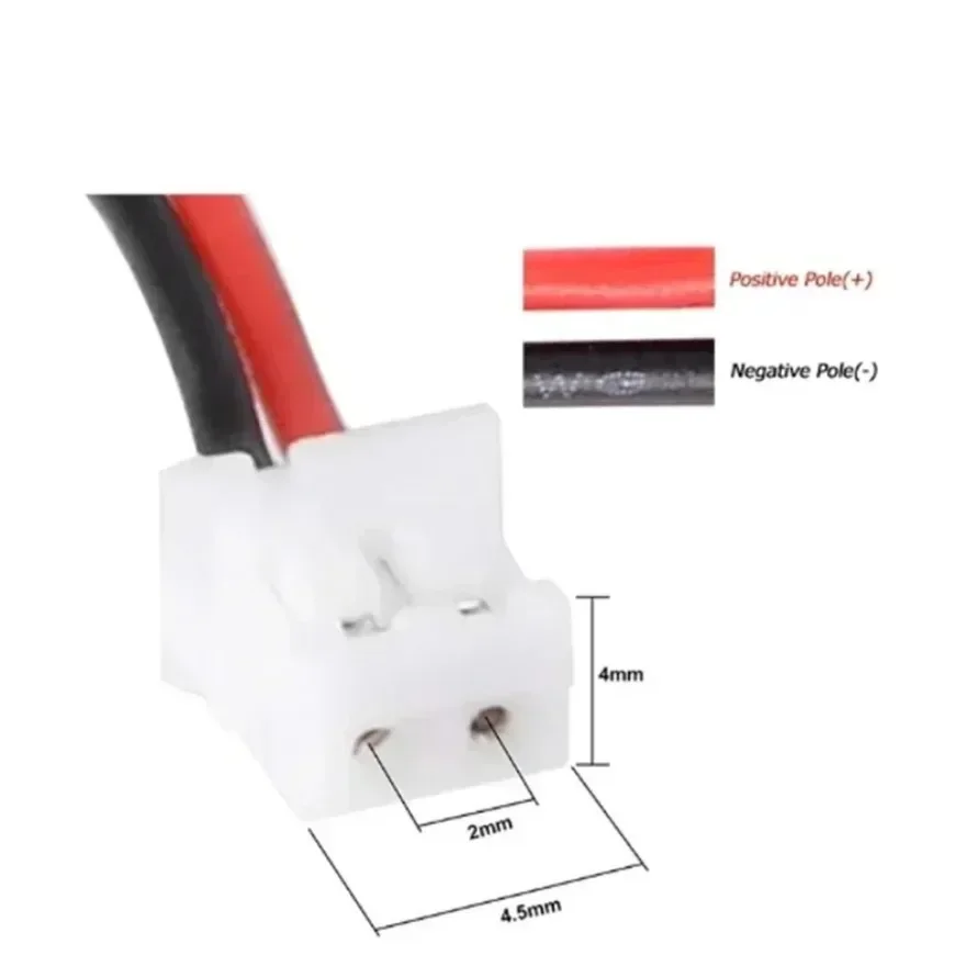 3.7 فولت 103450 2/3/4Ah بوليمر بطاريّة ليثيوم قابلة لإعادة الشحن jst PH 2.0 مللي متر 2pin التوصيل للكاميرا GPS الملاح MP5 سماعة رأس بخاصية البلوتوث #4