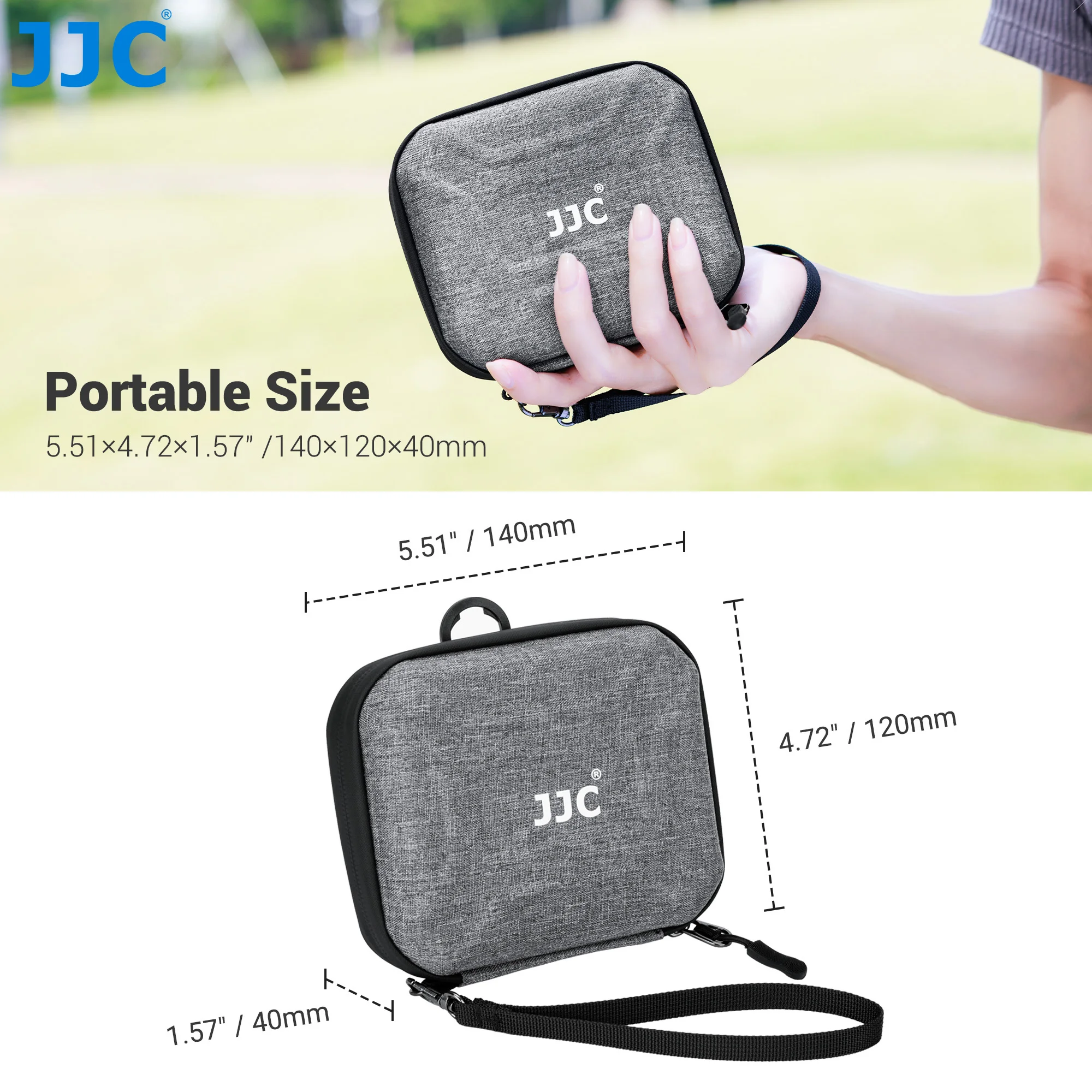 JJC 4 فتحة عدسة كيس مرشح يصل إلى 95 مللي متر تصفية غطاء واقٍ مزخرف لهاتف آيفون عدسة الكاميرا تخزين مرشح ل ND UV CPL تصفية كيس مرشح مقاوم للماء