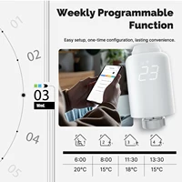 MOES TRV Tuya ZigBee Thermostatic Radiator Valve SmartLife Wireless Remote Heating Temperature Controller Alexa Voice Control - Image 2