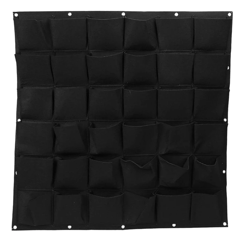 

36 Pockets Vertical Hanging Wall Garden Planter Plant Grow Bag For Flower Vegetable For Indoor/Outdoor And Patio Areas(36 Pocket