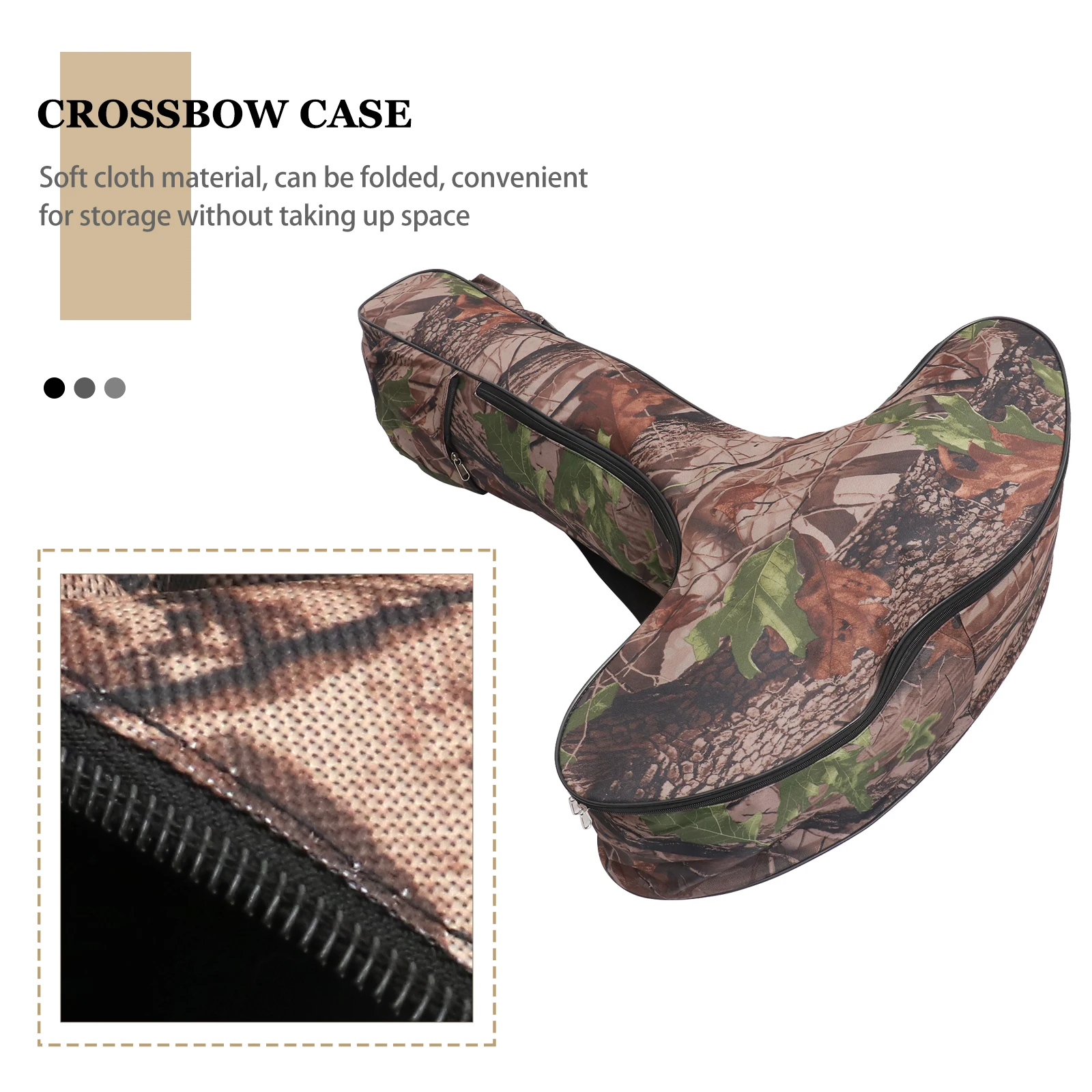 

T Shape Bow Package Storage Case Backpack Camouflage Canvas Pouch Lovers