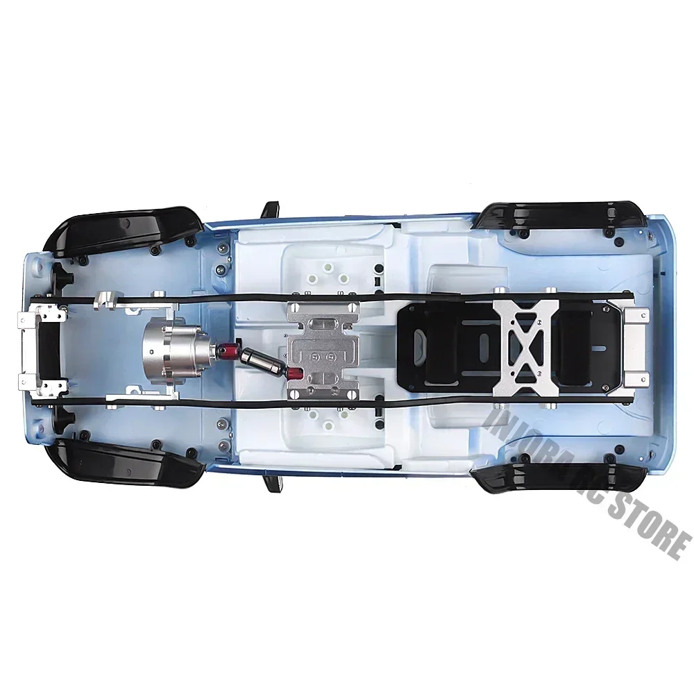 Châssis de cadre d'empattement pour voiture d'escalade RC 12.3, 313 pouces, 1/10mm, Axial SCX10 et SCX10 II, 90046, 90047, pièces de mise à niveau