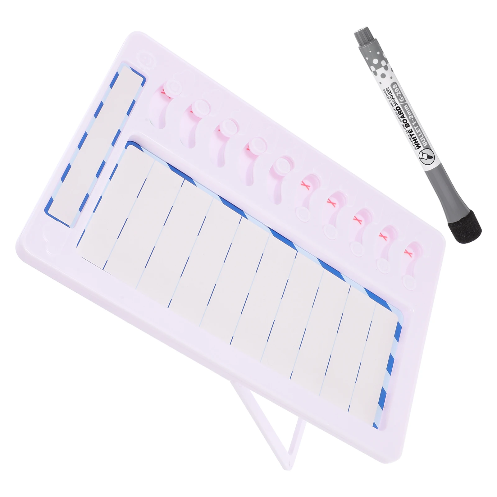 

Home Children's Check-in Device Daily Schedule Pocket Chart Multifunction Convenient Behavior