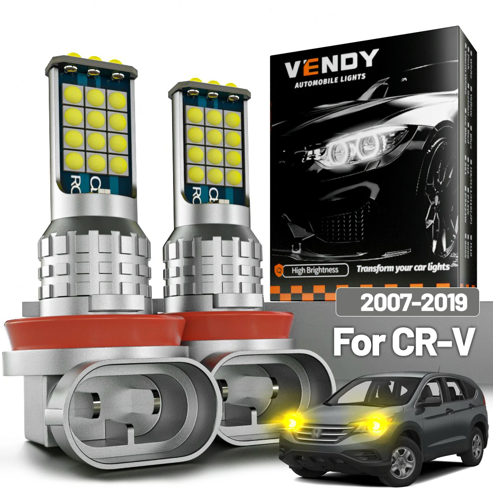 2 Stück LED-Nebelscheinwerfer für Honda CR-V CR V CRV 2007-2019 2008 2009 2010 2011 2012 2013 2014 2015 2016 2017 2018 Canbus Zubehör