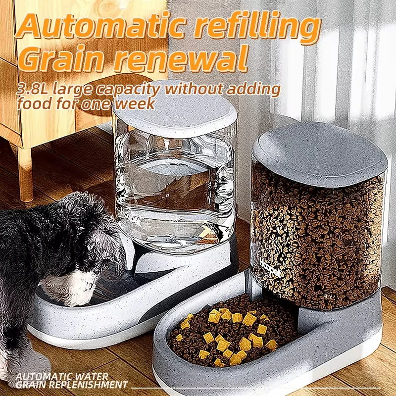 Pet Water Dispenser Cat Automatic Feeder Dog Drinking Water Not Wet Mouth Water Bowl