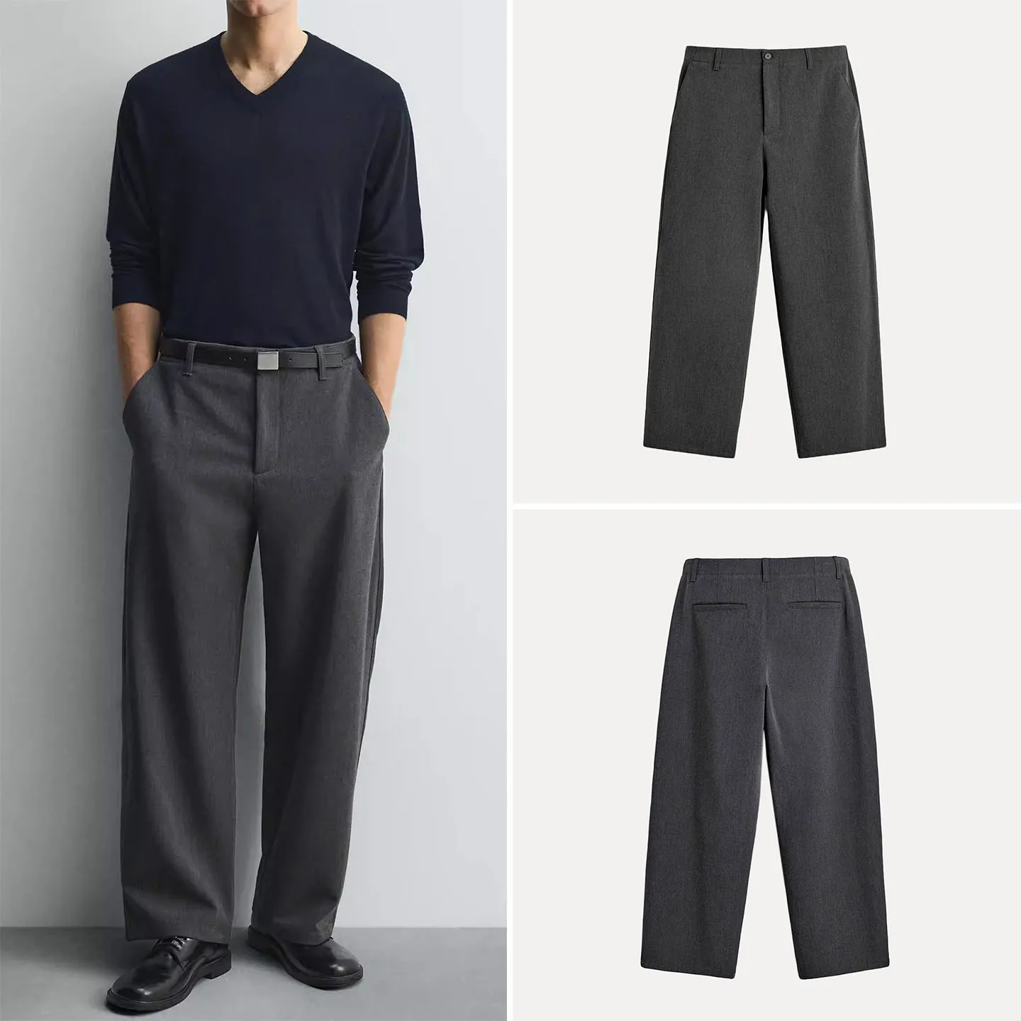 

Мужские повседневные брюки с ножом, универсальные зимние брюки с воздушным шаром, Новое поступление, повседневная одежда с прямыми штанинами и молнией