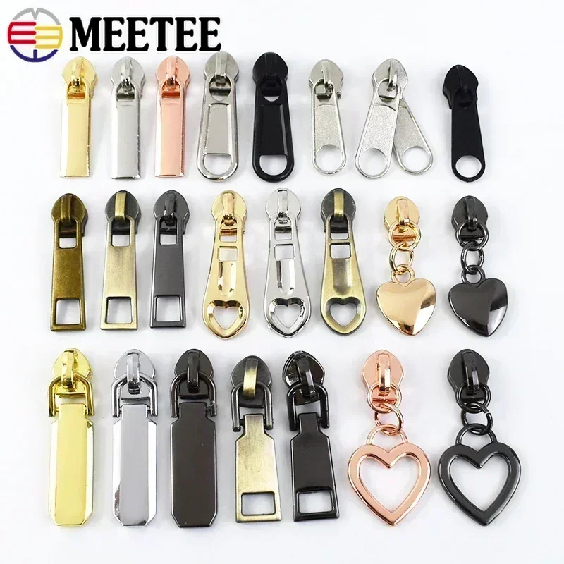 10 Stück 5 #   Nylon-Reißverschlussschieber für Reißverschlüsse, Klebeband, Tasche, Kleidung, Tasche, Reißverschlusskopf, Zieht, Reparatursätze, DIY-Ersatz, Nähzubehör