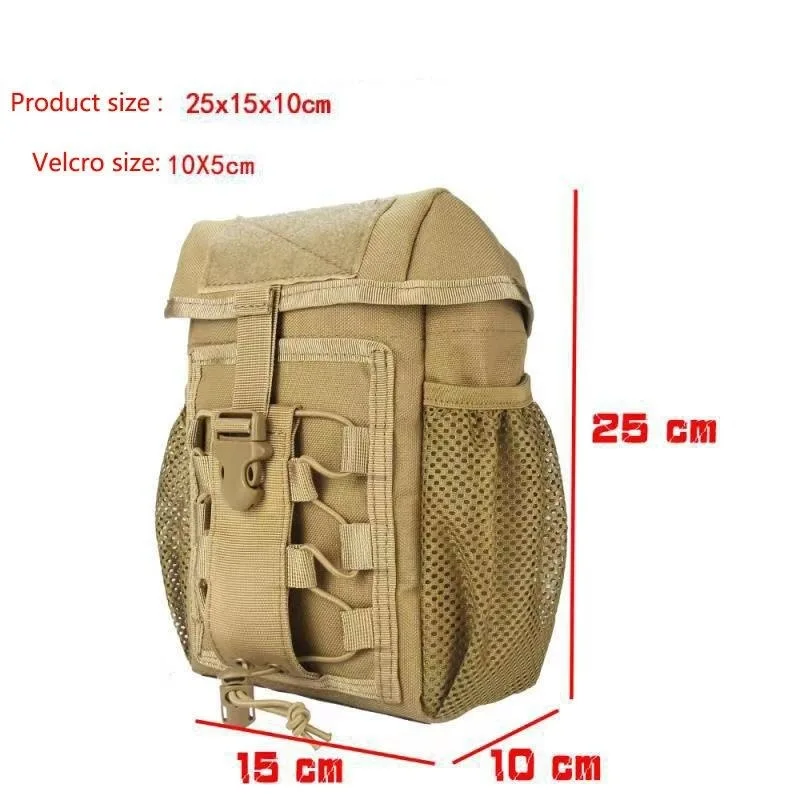 Molle portable recycling bag 1000D Oxford hanging bag EDC equipment waist bag hunting hanging bag