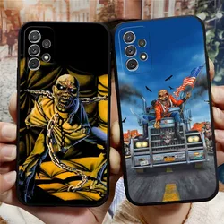 S-Skele-ton Rock-Band Phone Case for Samsung Galaxy S24 S23 S22 S20 S21 Ultra Fe Plus M54 A34 A54 A24 A52 A53 Coque