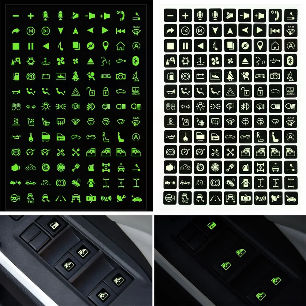 Автомобильная светящаяся наклейка, многофункциональная кнопка для Infiniti G20 JX35 J30 M30 M35 M45 Q40 Q45 QX56