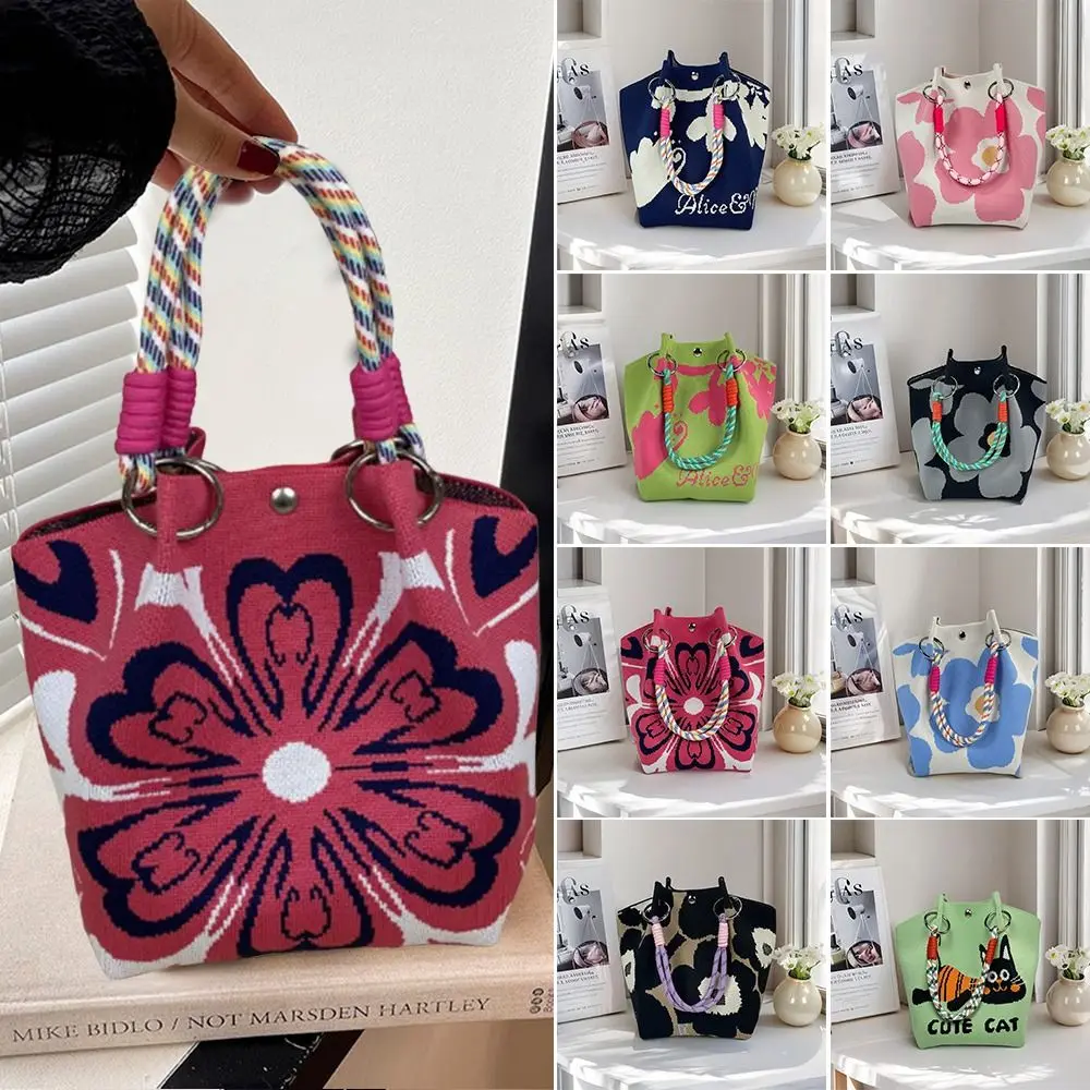 bolsa-de-ombro-portatil-de-desenho-animado-em-trico-feita-a-mao-grande-capacidade-com-fivela-de-anel-tecida-e-estampa-floral-para-mulheres-e-meninas