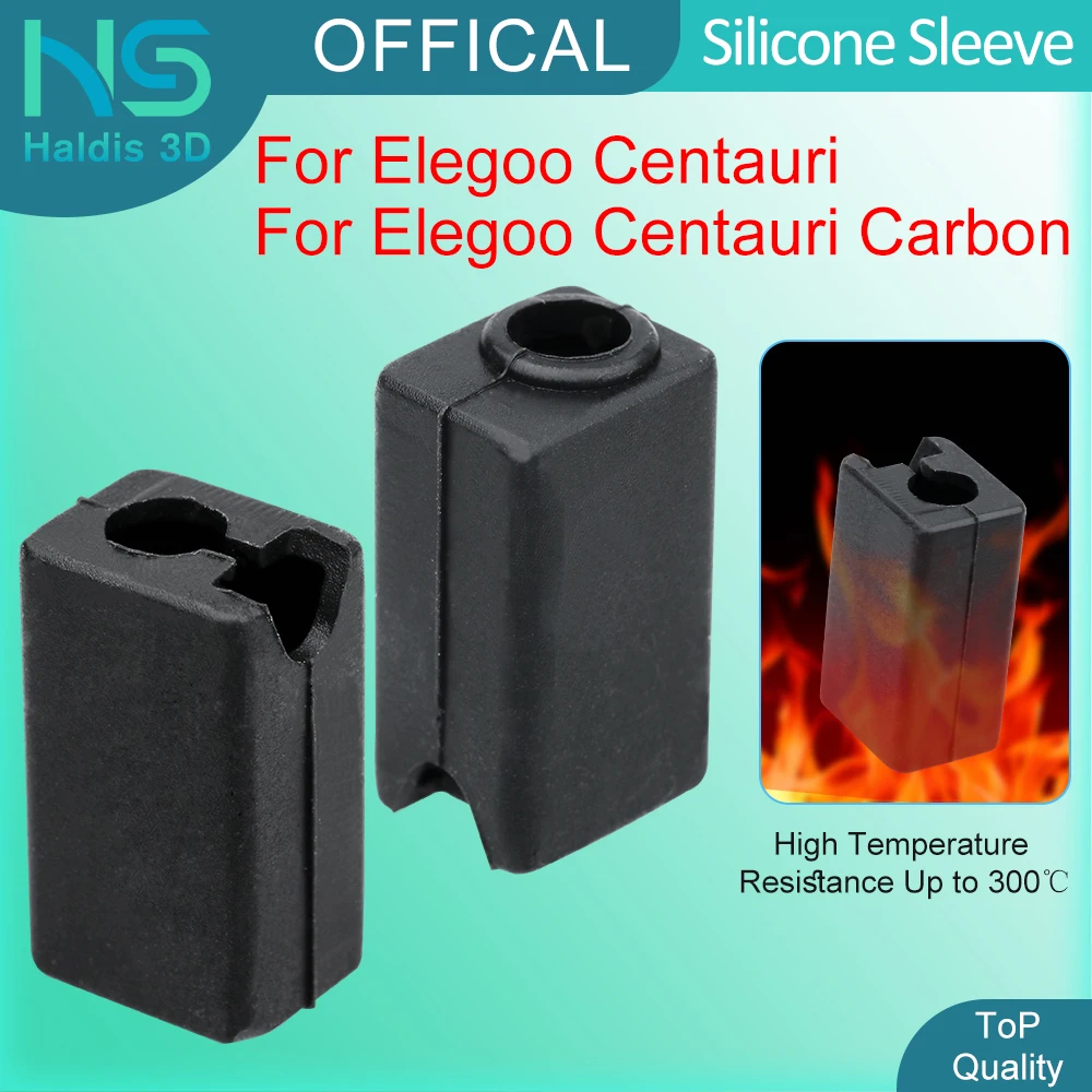 

Силиконовые носки Hotend для Elegoo Centauri, обновленный защитный чехол для Centauri Carbon, 3D-принтер, силиконовый чехол, аксессуары