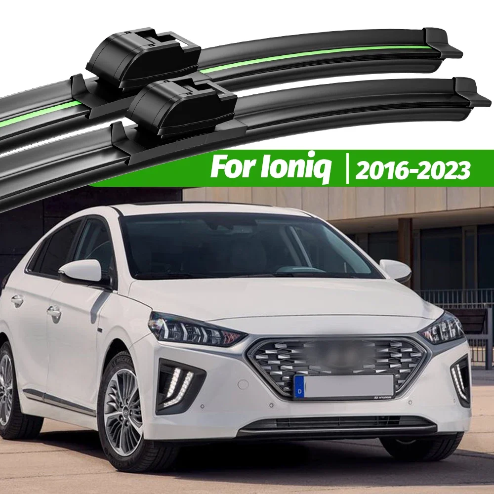 

For Hyundai Ioniq 2016-2023 2pcs Front Windshield Wiper Blades 2017 2018 2019 2020 2021 2022 Windscreen Window Accessories