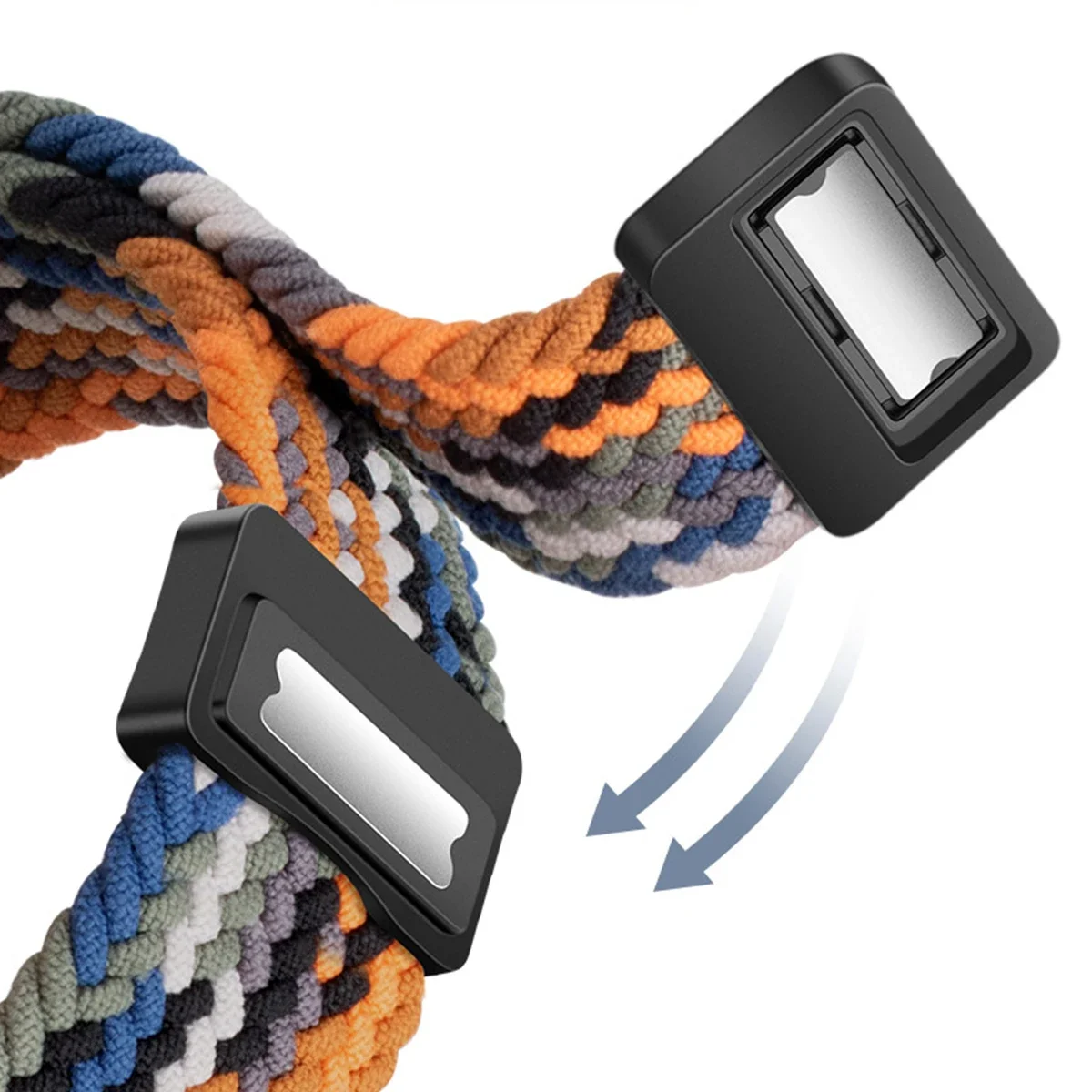 Magnetisches Nylon-Geflechtband für Huawei Watch Fit 3/4/5, verstellbares, bequemes Armband für Huawei Watch Fit 5/4 Pro. – Detail 5