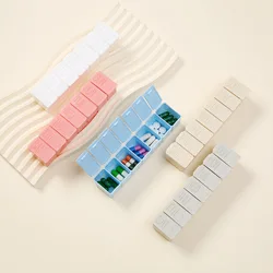1pc Weekly Pill Box Travel Medicine Storage Pill Case Organizer Drug Container Tablet Dispenser Plastic Independent Lattice