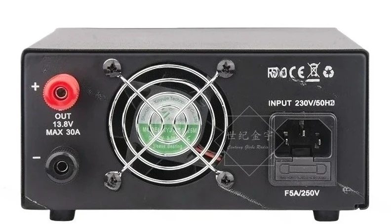 QJE PS30SWVI 6 Base de 6a geração, acessórios de Taiwan Fonte de alimentação de comunicação 30A é equipada com interface Anderson