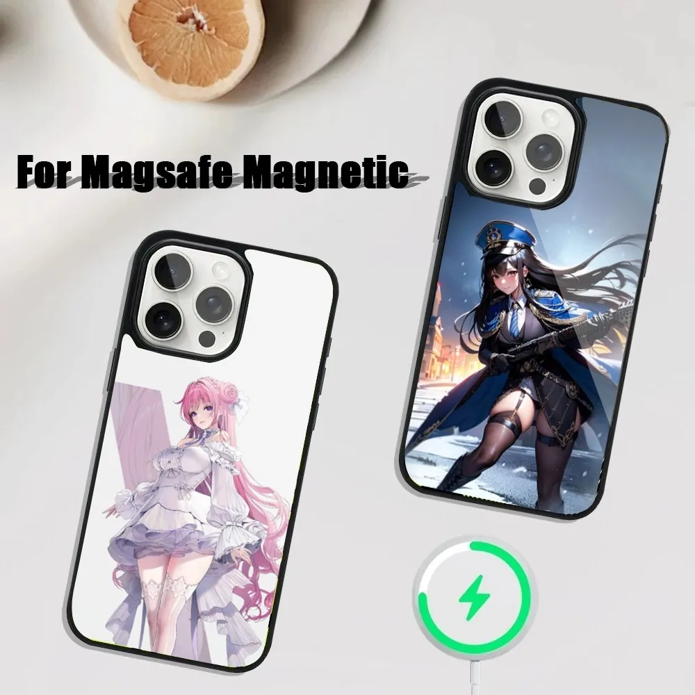 Game N-NIKKE The Goddess Of Victory Phone Case For iPhone 16,15,14,13,12,11,Plus,Pro,Max Mini Magsafe Magnetic Wireless Charging