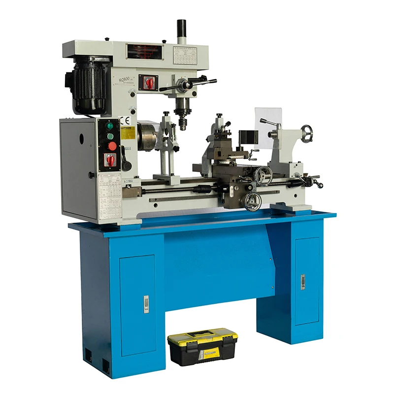 HQ800 Multi Purpose Manual Mini  Metal Turning Lathe Machine Tool  Torno Horizontal Mechanico Heavy Duty Bench Equipment Price