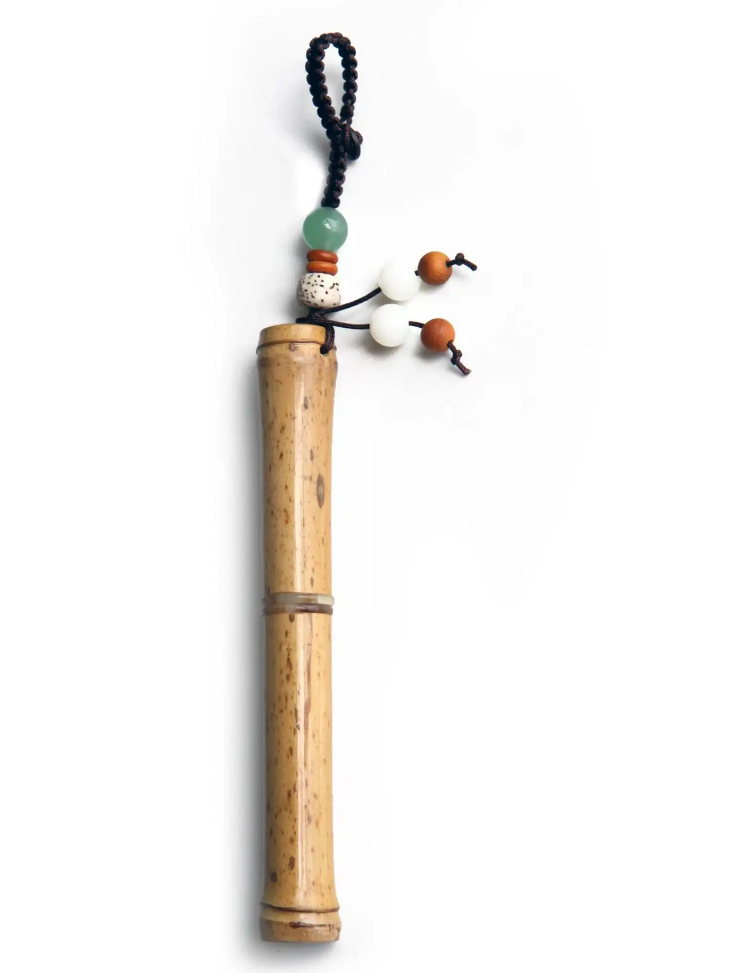 Handmade Mini Spotted Bamboo Glass Dip Pen Portable Writing Pen