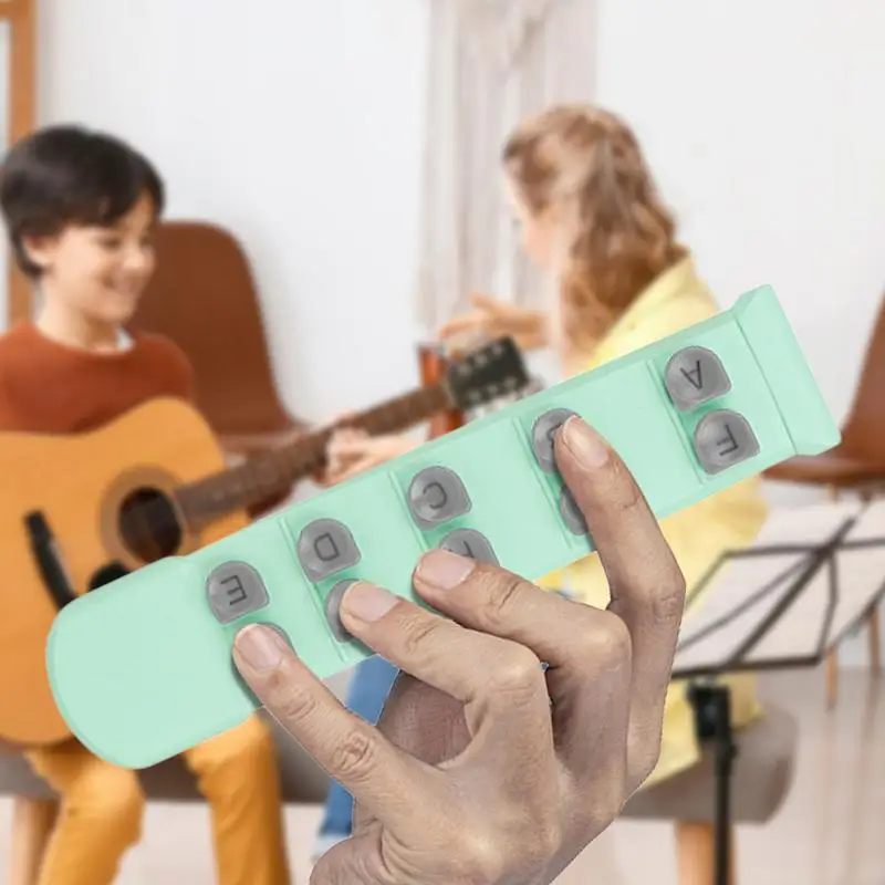 Finger Grip Guitar Trainer 10-Key Guitar Scale Assistant Teaching Aid Practice Tool Beginner Finger & Multifunctional Expander