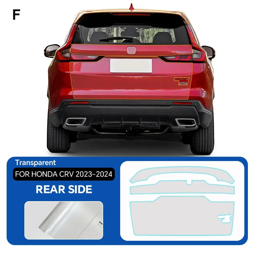 8.5Mil Pre-cut PPF Kit For Honda CR-V CRV 2023-2024 TPU Paint Protection Film Clear Bra Car Body Anti-Scratch Resistant