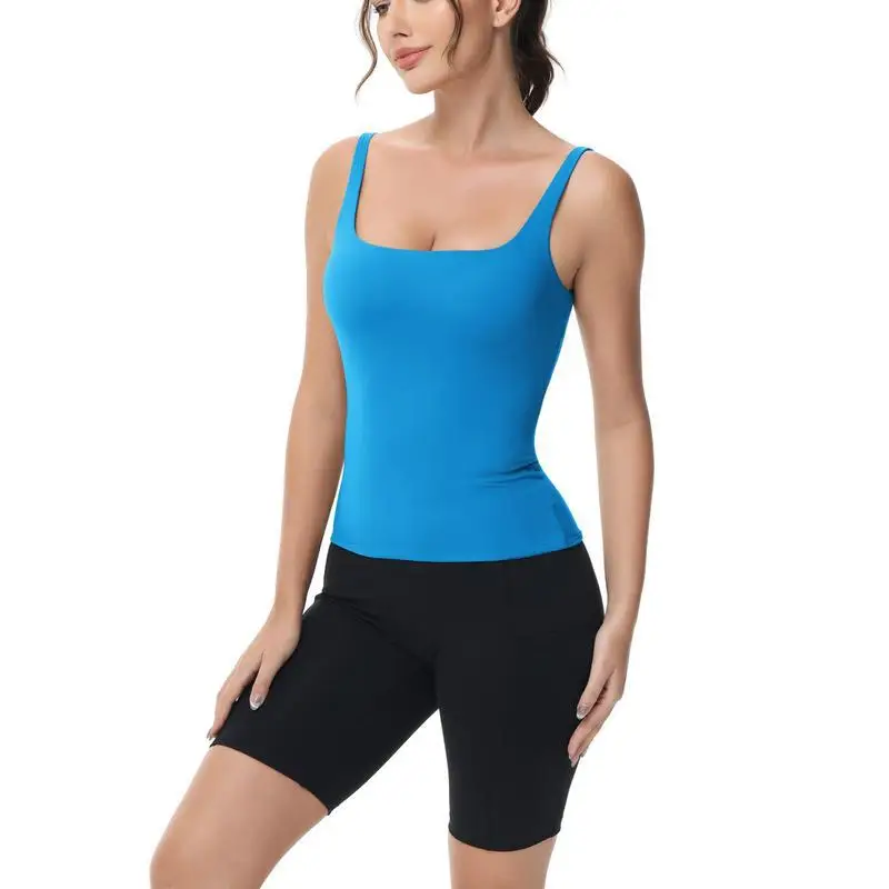 

Fitness Vest B 95351 U Neck Sves Yoga Top Women's Summer Fashion Set Brand Unbranded Listing Year 2026 Spring Season