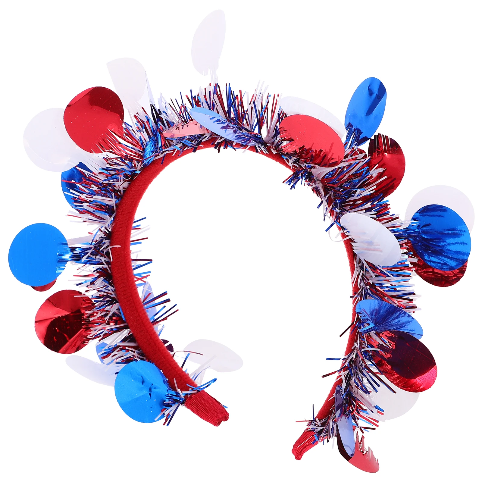 

Red White Blue Headbands Independence Day Hair Bands Party Decorative Headdress Cosplay Supplies 4th July Accessories