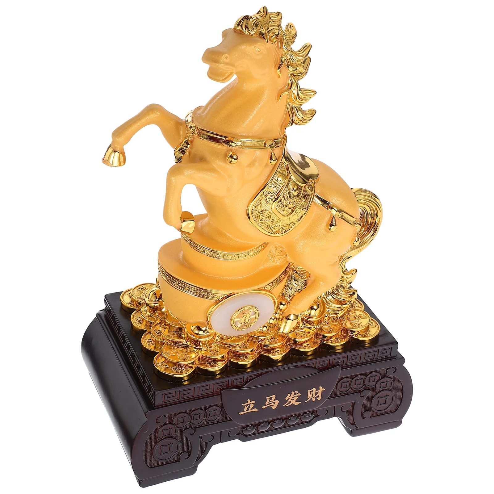 

Resin Horse Statue for Desk Car Dashboard Decor Feng Shui Lucky Symbol Home Office Interior 2026 Chinese Zodiac Decoration