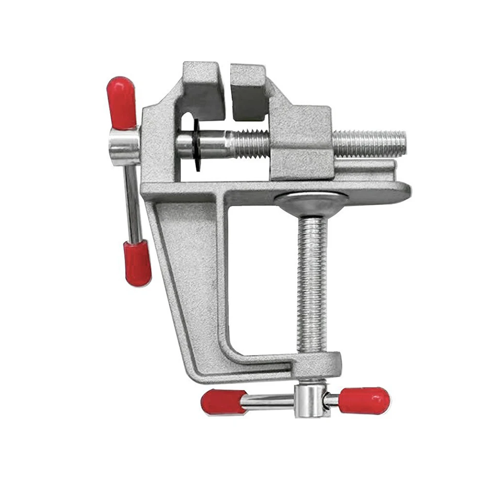 35MM Aluminiumlegierung Tischschraubstock Multifunktionaler Werkbank-Schraubstock Tischschraubstock für DIY-Bastelarbeiten, Formenfixierung und Reparaturwerkzeug – Detail 8