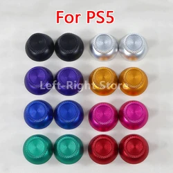 1set Mushroom Aluminum Metal Joystick Grip Cap Analog Thumb Stick Cover For PS5 Gamepad Controller Thumbstick Replacement