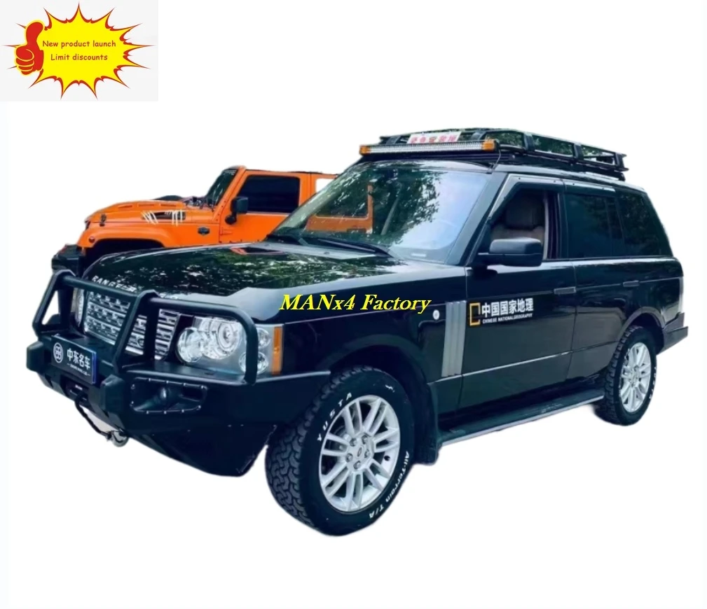 

MANx4 Steel Front Bumper Bull Bar Nudge Bar for Range Rover 02-12 L322