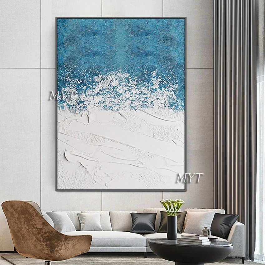 

New Arrival, Canvas Modern Wall Art Picture, Texture Acrylic Living Room Decor Abstract Oil Painting, For Home Office Unframed