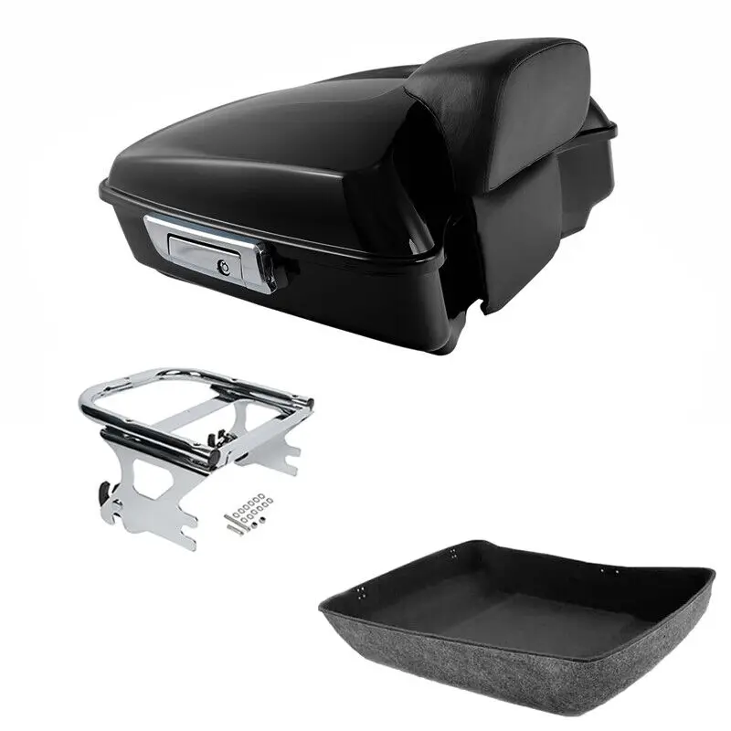 

Motorcycle Chopped Pack Trunk Two-Up Mount For Harley Tour Pak Touring Glide 97-08