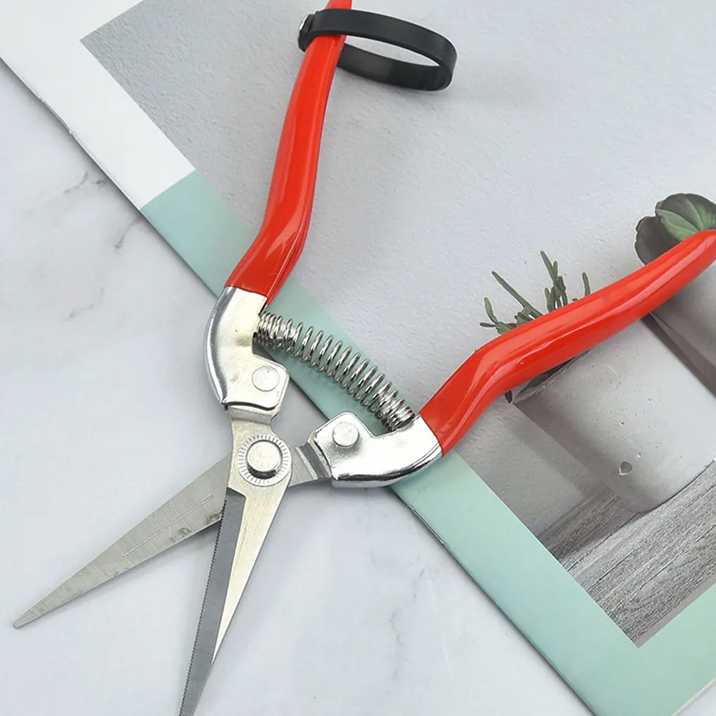 Stainless Steel Rust-Resistant Garden Shears - Pruning Tool For Trees Lightweight Easy To Use Garden Scissors Hand Tools