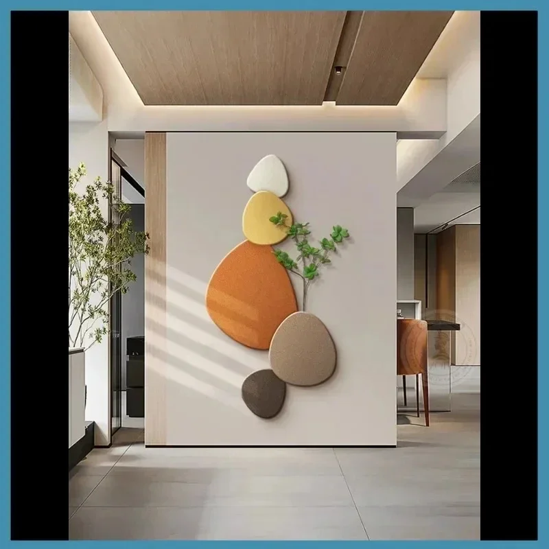 

Hot sales Traditional style living room wall lamp decoration painting wall lamp green plant wall painting painted lamp GN159TB