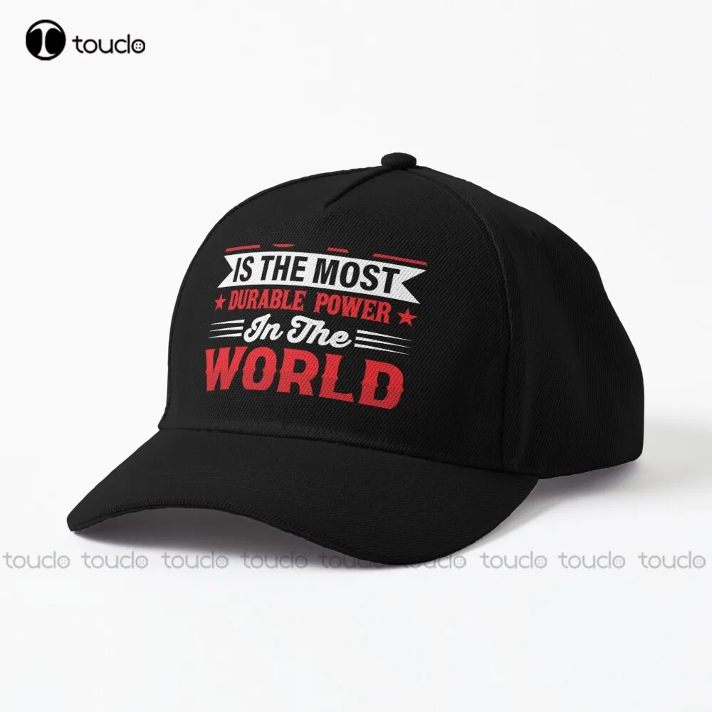 Love Is The Most Durable Power In The World. Martin Luther King Jr. Baseball Cap Sun Hats For Women Outdoor Sport Cap Sun Hats