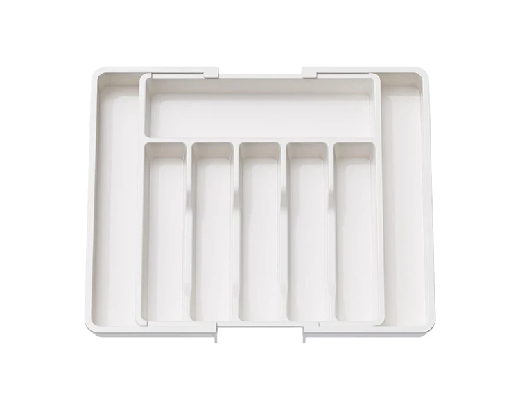 Expandable Utensil Tray Silverware Spoon Organizer Drawer Cover Adjustable Cutlery Tray Drawer Organizer Kitchen